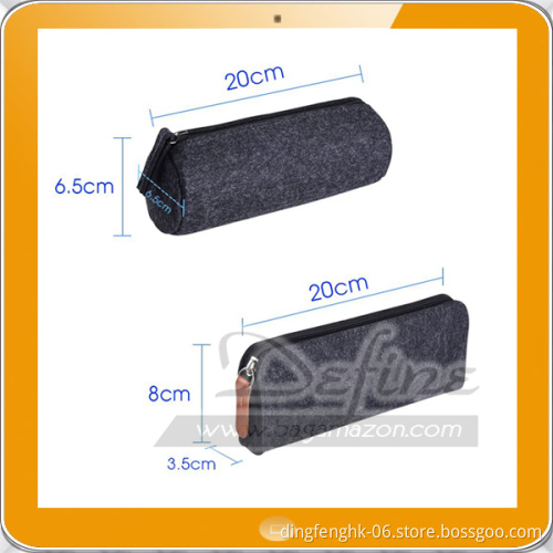 Dark Gray Felt Pen Pencil Case